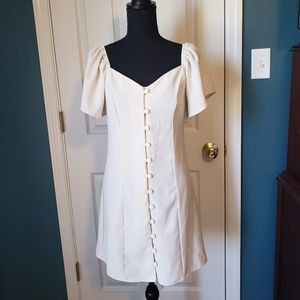 Nasty Gal ivory sz 4 mini dress